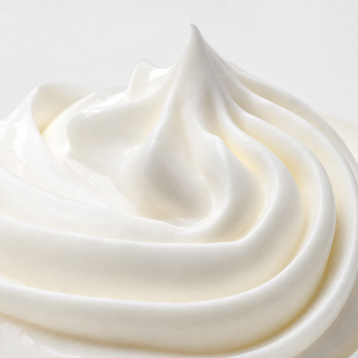 Revitalizing cream swirl texture