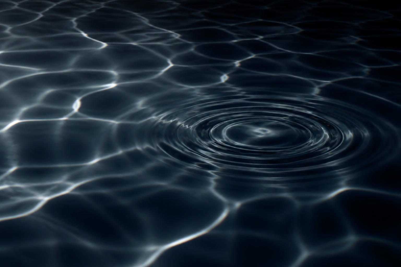Calm rippling water surface